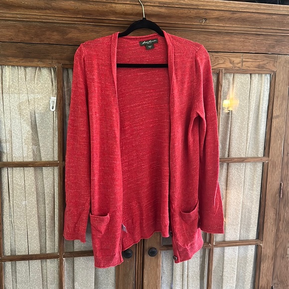 Eddie Bawer red sweater with pocket - Picture 2 of 4